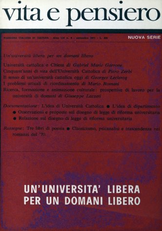 Osservazioni e proposte sul disegno di legge di riforma universitaria