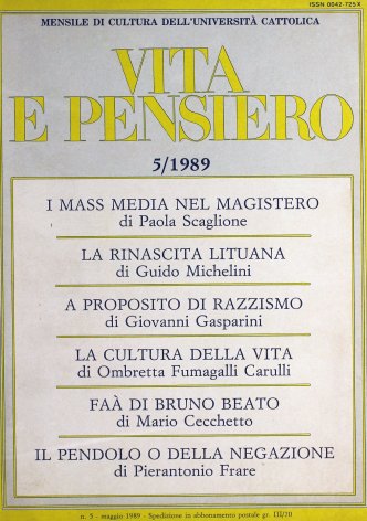 Razzismo e confronto interculturale