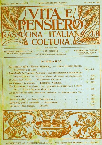 VITA E PENSIERO - 1916 - 5