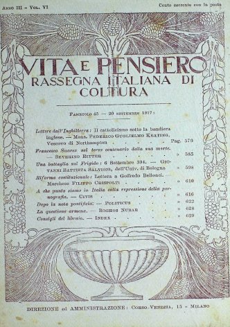 VITA E PENSIERO - 1917 - 9