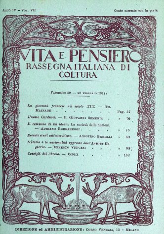 VITA E PENSIERO - 1918 - 2