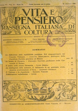 VITA E PENSIERO - 1920 - 1 (2)