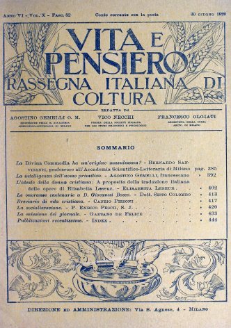 VITA E PENSIERO - 1920 - 6