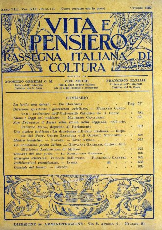 VITA E PENSIERO - 1922 - 10