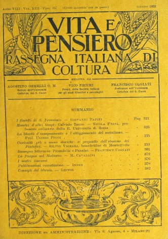 VITA E PENSIERO - 1922 - 6