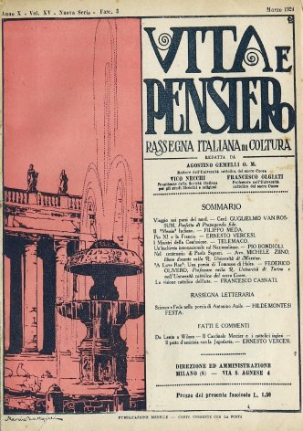 VITA E PENSIERO - 1924 - 3