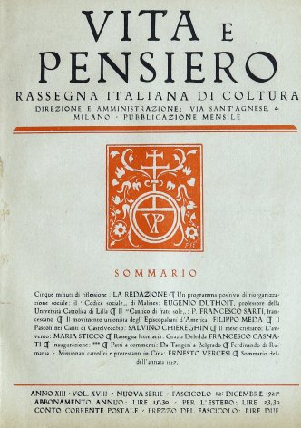 VITA E PENSIERO - 1927 - 12