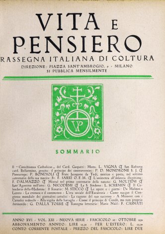 VITA E PENSIERO - 1930 - 10