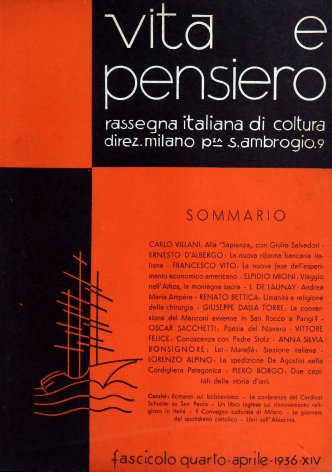 VITA E PENSIERO - 1936 - 4