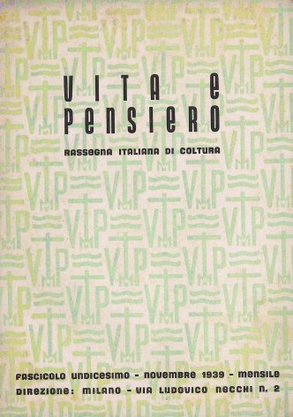 VITA E PENSIERO - 1939 - 11