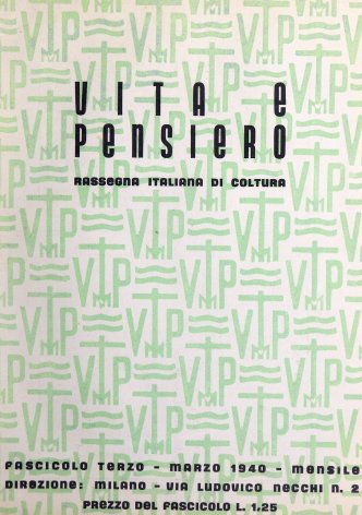 VITA E PENSIERO - 1940 - 3