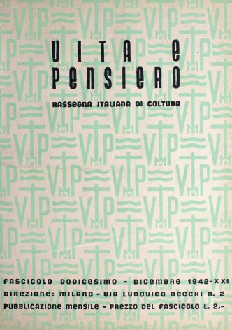 VITA E PENSIERO - 1942 - 12