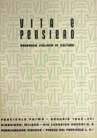 VITA E PENSIERO - 1943 - 1