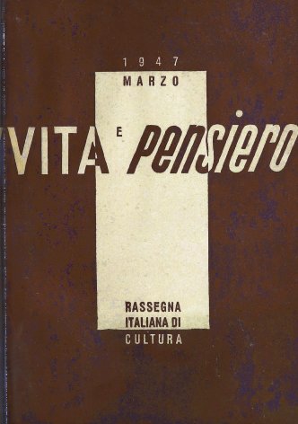 VITA E PENSIERO - 1947 - 3