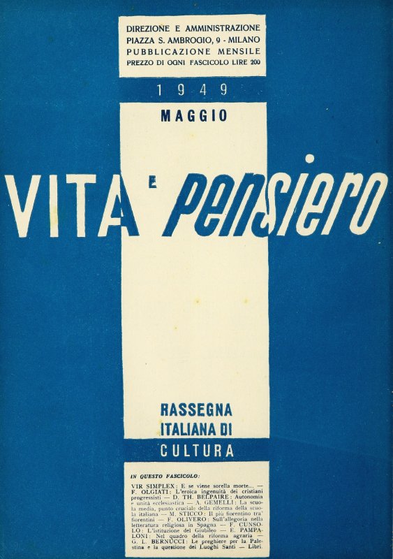 VITA E PENSIERO - 1949 - 5