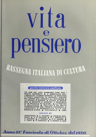 VITA E PENSIERO - 1950 - 10