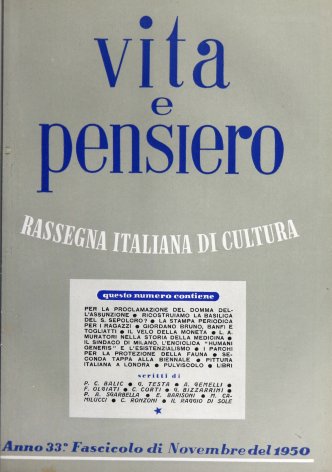 VITA E PENSIERO - 1950 - 11