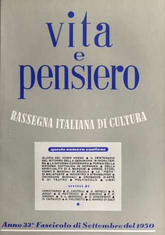 VITA E PENSIERO - 1950 - 9