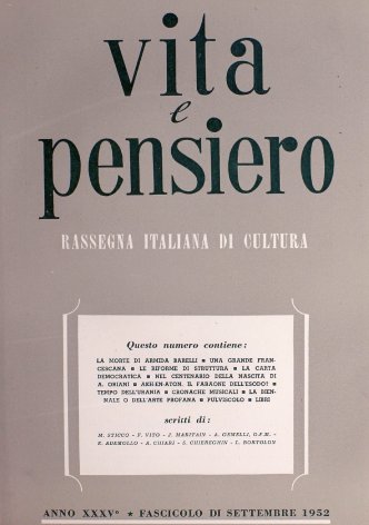 VITA E PENSIERO - 1952 - 9