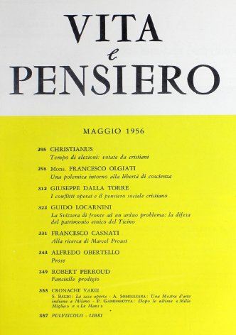VITA E PENSIERO - 1956 - 5