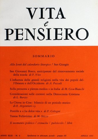 VITA E PENSIERO - 1960 - 4