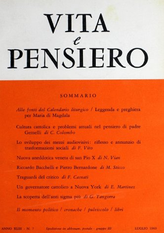 VITA E PENSIERO - 1960 - 7