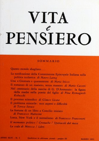 VITA E PENSIERO - 1963 - 3