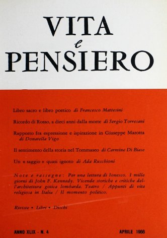 VITA E PENSIERO - 1966 - 4