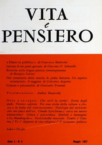 VITA E PENSIERO - 1967 - 5