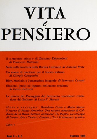 VITA E PENSIERO - 1968 - 2
