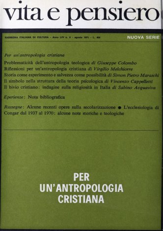VITA E PENSIERO - 1971 - 8