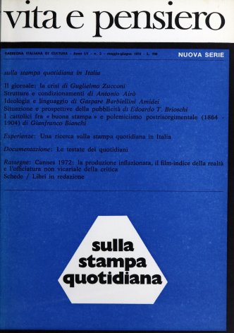 VITA E PENSIERO - 1972 - 3