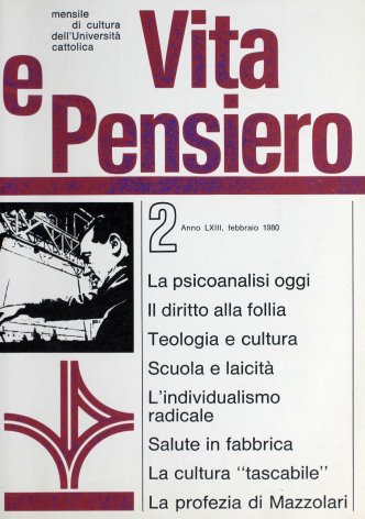 VITA E PENSIERO - 1980 - 2