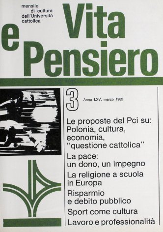 VITA E PENSIERO - 1982 - 3