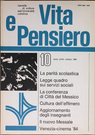 VITA E PENSIERO - 1984 - 10