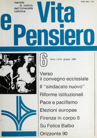 VITA E PENSIERO - 1984 - 6