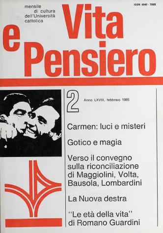 VITA E PENSIERO - 1985 - 2