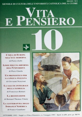 VITA E PENSIERO - 1993 - 10