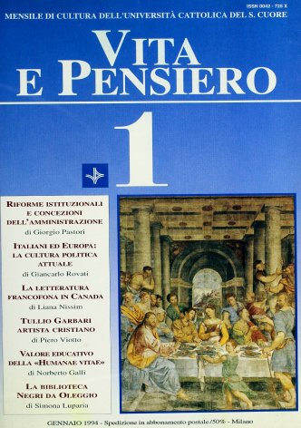 VITA E PENSIERO - 1994 - 1