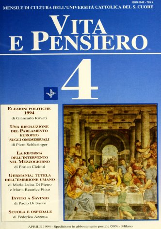 VITA E PENSIERO - 1994 - 4