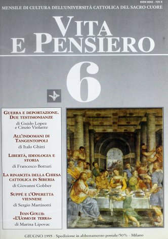 VITA E PENSIERO - 1995 - 6