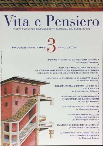 VITA E PENSIERO - 1999 - 3