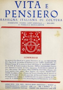 Il Papa Pio XI. Un decennio di Pontificato (1922-1932)